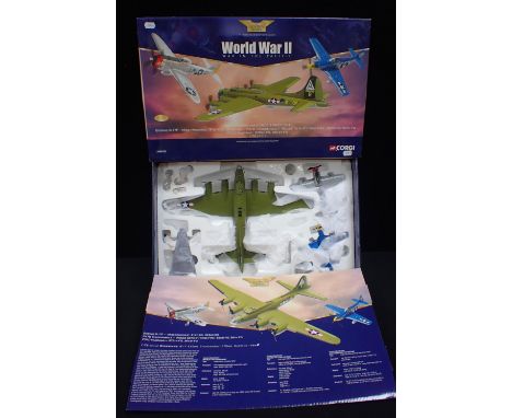 CORGI 'THE AVIATION ARCHIVE' No.AA99126 EIGHTH ARMY AIR FORCE 3 PIECE SET The set consists of a; Boeing B-17F - 'Miss Minooki