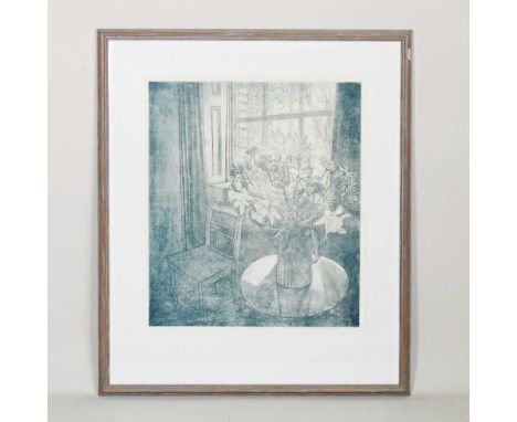 ARR Richard Bawden, 1936-2024, Sunrise, etching and aquatint, signed and titles artist's proof, 47 x 40cm