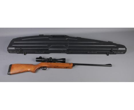A BSA .177 break-barrel air rifle featuring 3-9x40EG telescopic sight and Gun Guard carry case.  CANNOT POST  