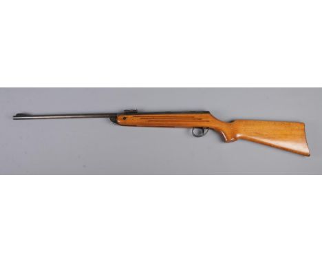 A BSA Meteor MK I 0.22cal break barrel air rifle. Stamped T 33909 CANNOT POST.  