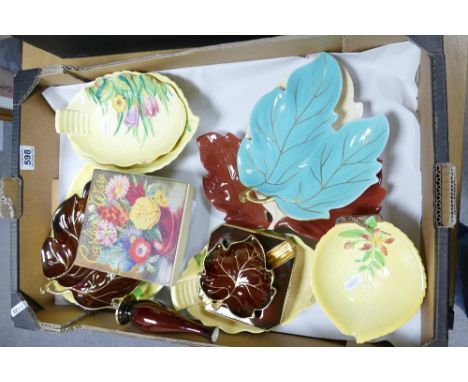 A collection of Carltonware item to include - Australian pattern Bon bon dishes, together with leaf pattern similar items. So