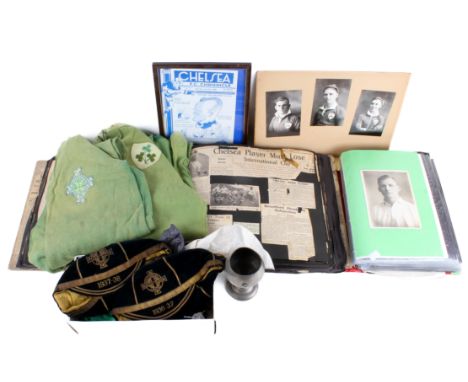 A large collection of Irish Football League items all owned by and awarded to 'Billy' William Mitchell. 'Billy' (born Lurgan,