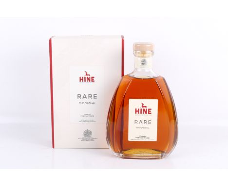 A bottle of Hine rare the original cognac. Boxed, 70cl, 40% vol. 