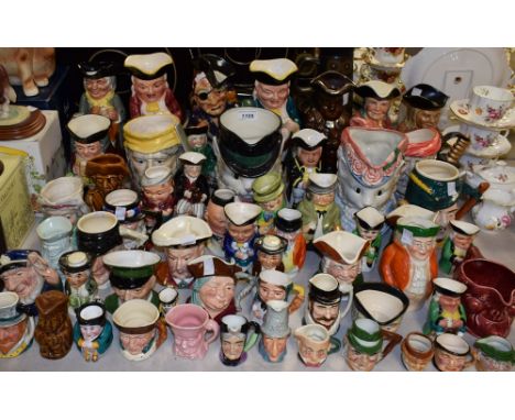 A Royal Doulton Toby jug, Happy John; another, Jolly Toby; other character and Toby jugs including Burlington Ware, Sylvac, S