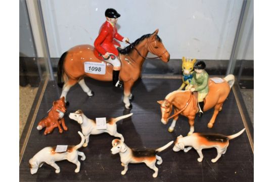 beswick fox hunting figures
