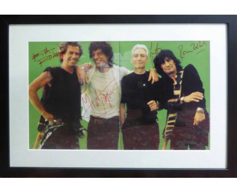 ROLLING STONES FULLY SIGNED STEEL WHEELS PROGRAM, on inside cover, provenance: purchased from very large Stones collector, th