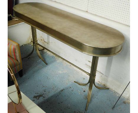 CONSOLE TABLE, 1950's French style, 155cm x 49cm x 81cm. (slight faults)