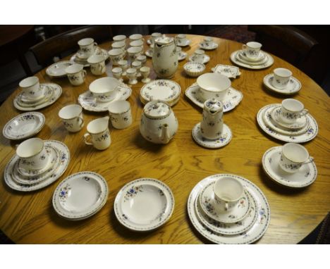 A Shelley 'Chelsea' pattern china tea, coffee and dinner service no.11280, stamped to base (approx 94)
