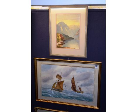 AW Elven
'The Race for Home'
Watercolour, unsigned, 34 x 52cm, including a print (2)