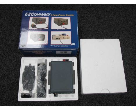 Bachmann E-Z Command #36-520 5 Amp Power Booster, boxed, untested, spares/repair.