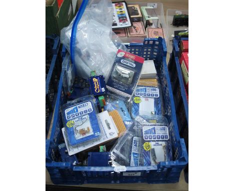 A Quantity of Digital Model Railway Motor Decoders and Power Control Components.