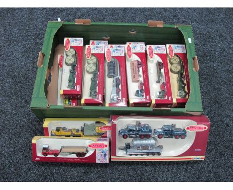 Fifteen OO Scale Trackside Diecast Model Commercial Vehicles by Lledo, boxed.
