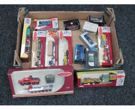 Fifteen Diecast Model Vehicles by Corgi, Lledo Trackside, Minichamps, Autoart and other, boxed.