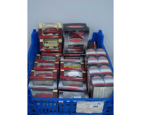 Twenty Seven 1:76th Scale Trackside Diecast Model Vehicles by Corgi, boxed.