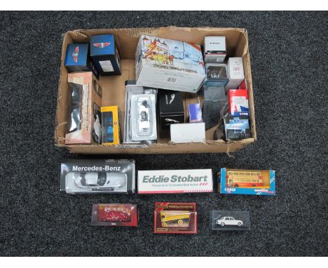 A Quantity of Diecast Model Vehicles by EFE, Corgi, Matchbox and other, boxed.