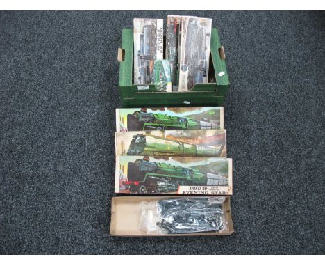 Seven OO Scale Plastic Model Locomotive Kits by Airfix, boxed, unchecked.