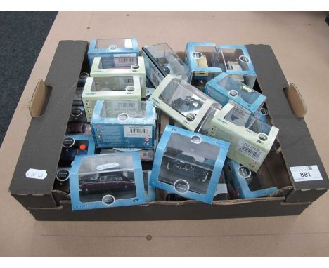 Approximately Thirty 1:76th Scale Diecast Model Vehicles by Oxford, cased.