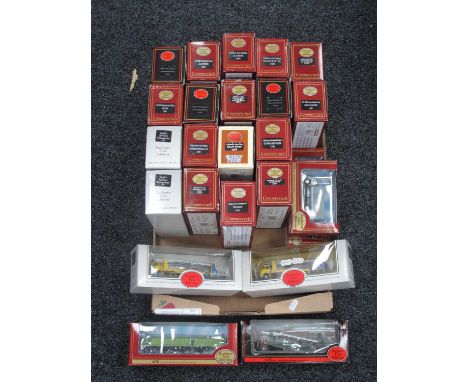 Twenty Four 1:76th Scale Diecast Model Commercial Vehicles by EFE, boxed.