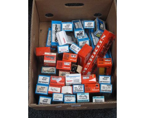 Approximately Thirty Six HO Gauge Outline Continental Rolling Stock Items by Marklin, Primex, boxed.