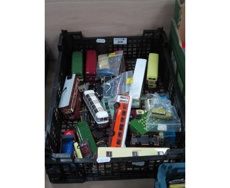 A Quantity of 1:76th Scale Diecast and Plastic Model Vehicles, unboxed, playworn.