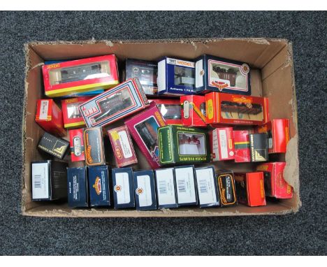 Approximately Thirty OO Gauge Outline British Rolling Stock Items by Bachmann, Hornby and other, boxed.