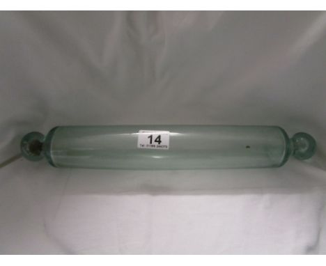 Victorian glass rolling pin