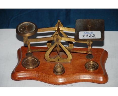 A set of postal Scales and weights