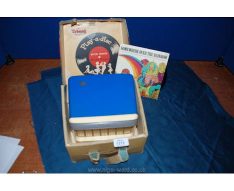 A Triang Play-a-disc Record Player