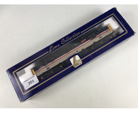 A boxed Lima model railway locomotive 37424