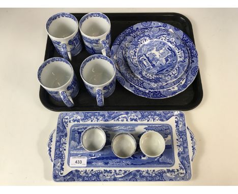 A quantity of Spode Italian wares 