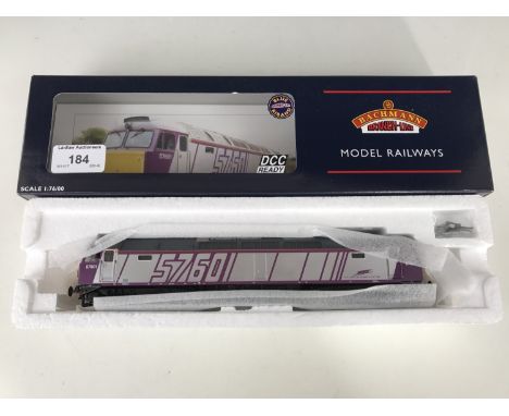 A boxed Bachmann model railway class 57/6 diesel locomotive 57601 Porterbrook 32-750K