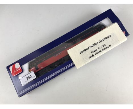 A boxed Lima model railway locomotive, class 47712, Lady Diana Spencer L204959