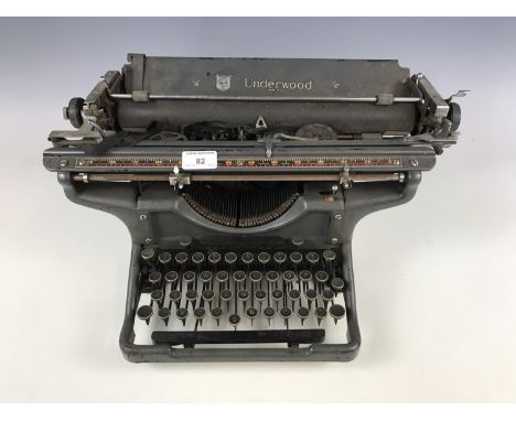 An Underwood typewriter