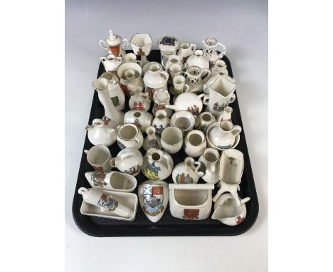 A quantity of Goss and other crested wares