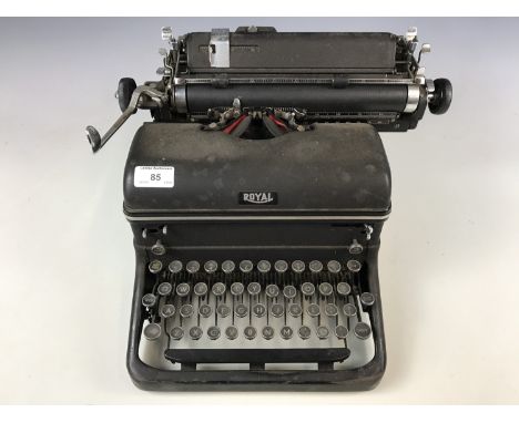 A Royal typewriter