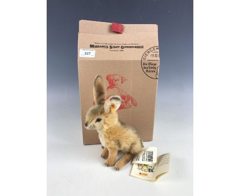 A boxed Steiff rabbit
