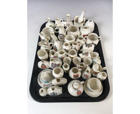 A quantity of Goss and other crested wares