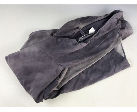 A Second World War British Army camouflage windproof smock dyed blue-black, (label illegible)