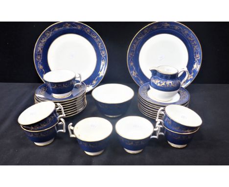 COPELAND SPODE TEA SERVICE for 8, missing one cup, Neo-classical style, early 20th century