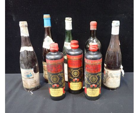 VARIOUS BOTTLES OF ALCOHOL including Zymurgorium Oriental dry gin Mandrin Dynasty