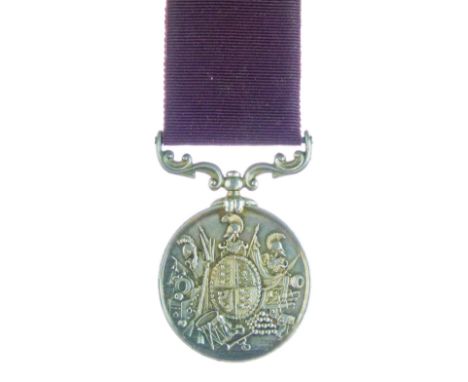 Medals - Victorian Army Long Service and Good Conduct Medal, type 3, awarded to 462 Colour Sergeant R. Robinson, 39th Foot  C