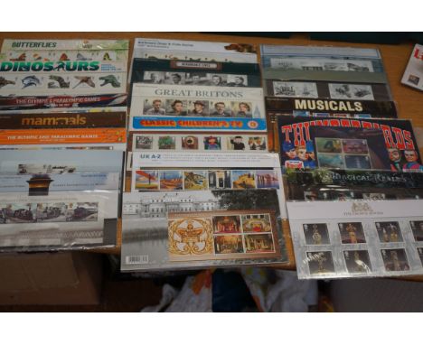 Collection of mint presentation packs, first class &amp; high value 