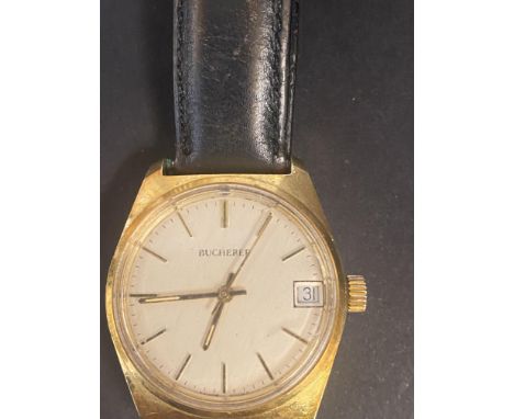 Gents Baeuerer vintage calendar wristwatch 