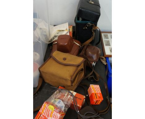 Collection of vintage cameras &amp; others 