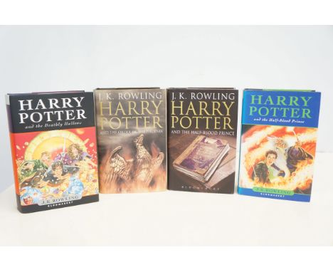 Harry Potter order of the Phoenix first edition, Harry Potter Half blood prince first edition, Harry potter half blood prince