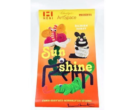 DAMIEN HIRST (born 1965); offset lithograph poster in colours on smooth wove double sided paper, signed by the artist in blac