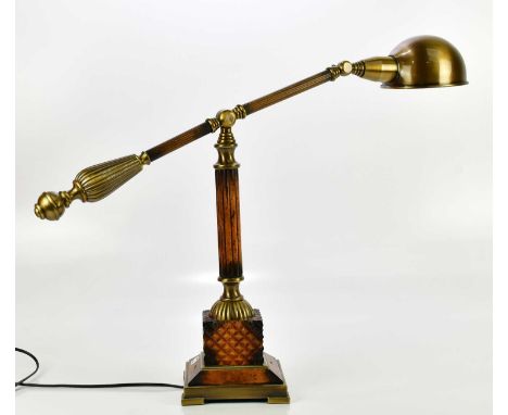 A good quality modern adjustable desk lamp, height 58cm.Condition Report: The item or items in this lot are sold as decorativ
