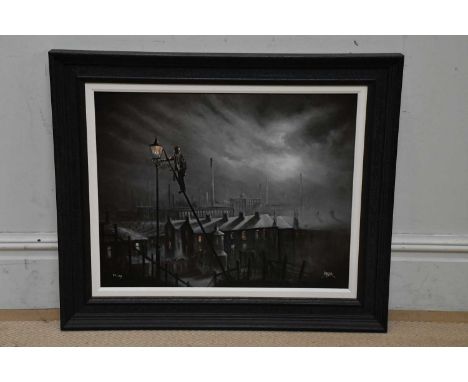† BOB BARKER (born 1954); giclee on board, 'With ladder &amp; With Light', 50/195, 51 x 66cm, framed.Provenance: Complete wit