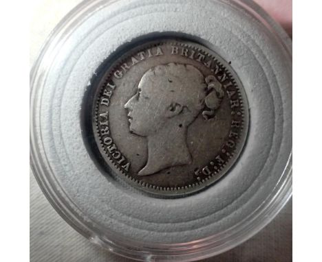 1878 silver sixpence of Queen Victoria. UK P&amp;P Group 0 (£6+VAT for the first lot and £1+VAT for subsequent lots)&nbsp; 
