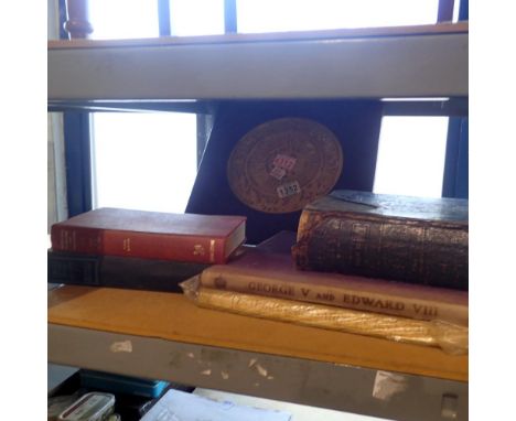 Five vintage books to include George V and Edward VIII and a Readers Digest Pomp &amp; Ceremony set. Not available for in-hou